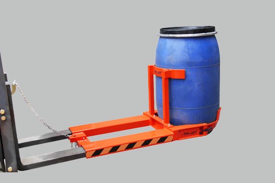 抱箍式叉车专用油桶夹具