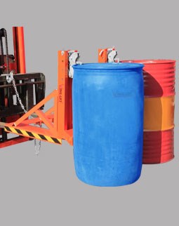 DG720E固定支架叉车专用油桶夹具双桶单鹰嘴