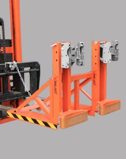 DG1000D叉车专用重型油桶夹具双鹰嘴