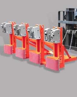 DG2000E叉车专用重型双油桶夹具