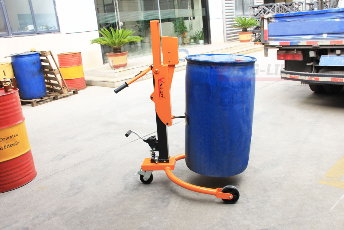轻型液压油桶搬运车